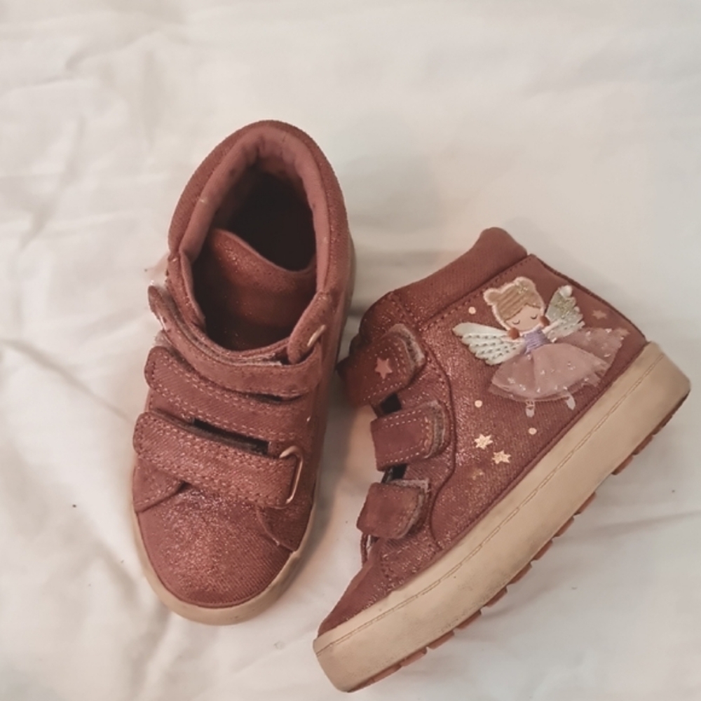 Next Direct Pink Sneakers Velcro Closure